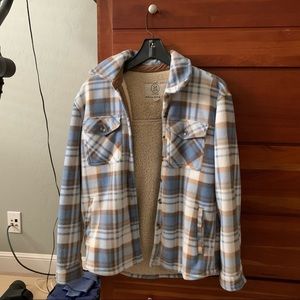 Fleece Sherpa lined flannel